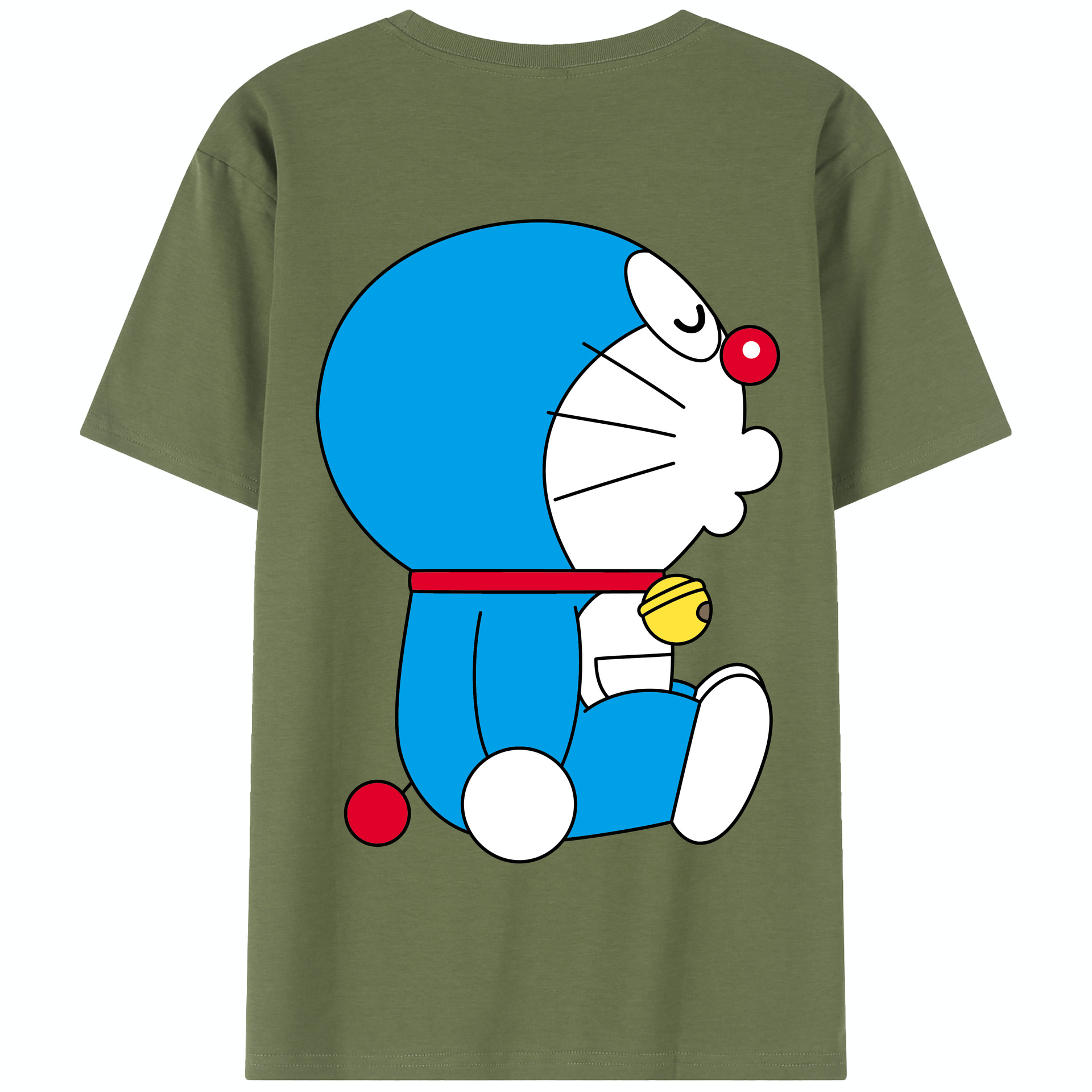 （画像用） ドラえもん Doraemon 綿100％半袖Tシャツ（背面プリント）